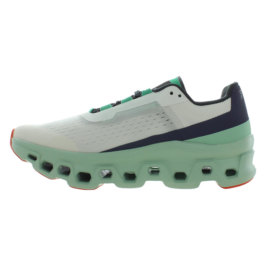 On Cloudmonster Women Shoes Color Undyed/White/Creek | 100% Authentic Made in China Model MSS-6198241