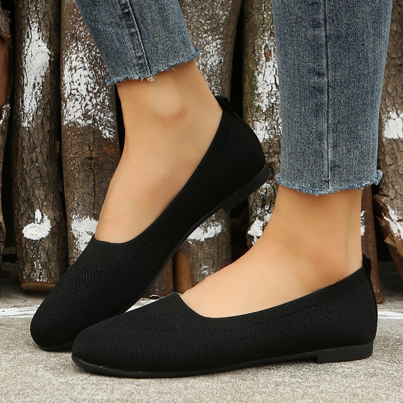 Women's Loafers Casual Slip On Mesh Shoes Flats