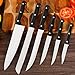 Pack of 6 Prima 13pc Knife Set with Wooden Block