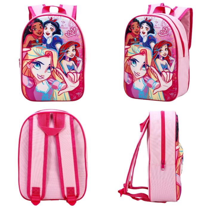 Pack of 24 EVA 3D Backpack 31cm Princess