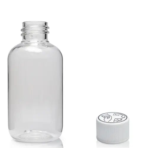 60ml Clear PET Bottle & 20mm CR Cap