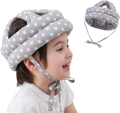 Baby Head Protector Baby Breathable Helmet Toddler Infant Safety Guard Cushion with Adjustable Protection Cap Harnesses Hat for Crawling Walking Running.