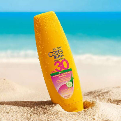 Avon Care Sun Refreshing 3-in-1 Face and Body Sun Lotion SPF30 - 150ml