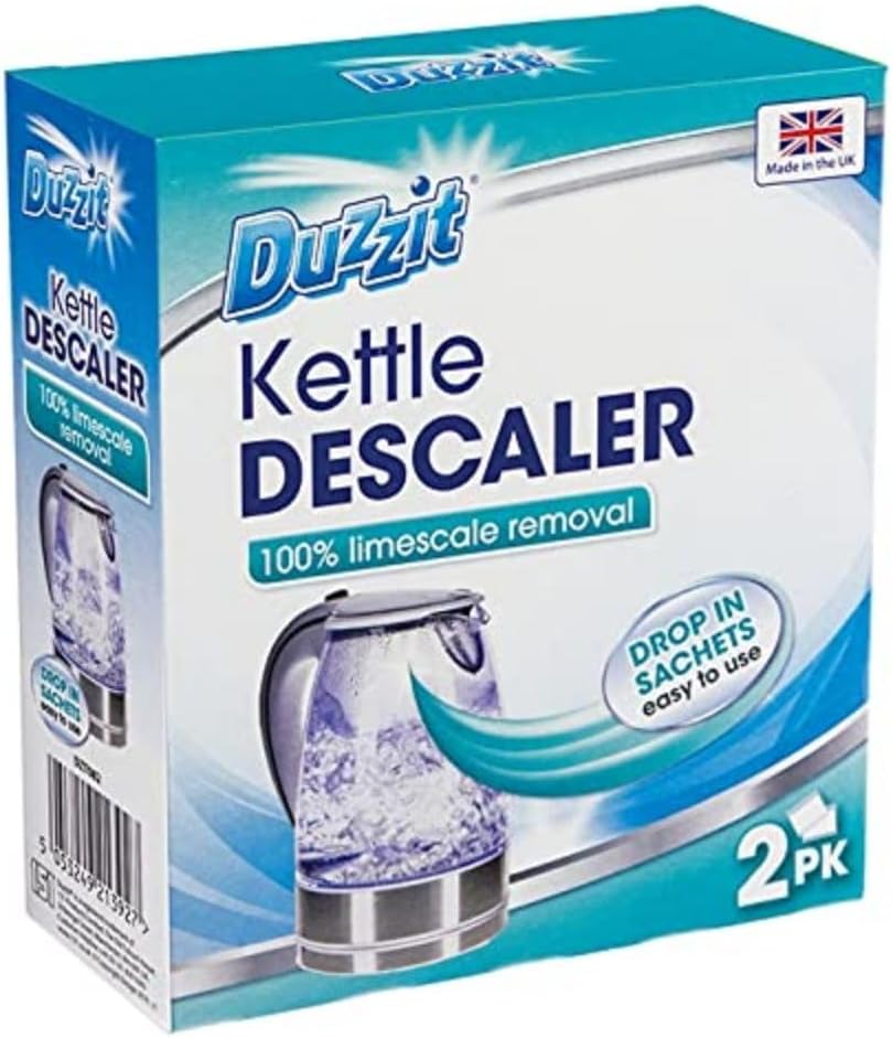 12 pack Kettle Descaler Limescale Remover Easy to Use Drop In Sachet. Blue