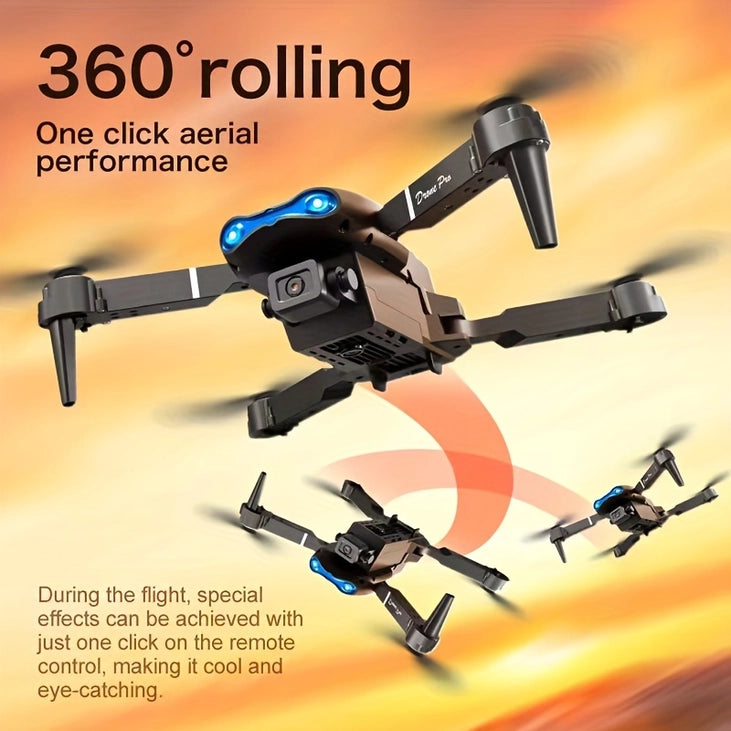 Drone with Dual Camera Foldable Rc Remote Control E99 Drone