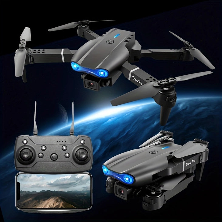 Drone with Dual Camera Foldable Rc Remote Control E99 Drone