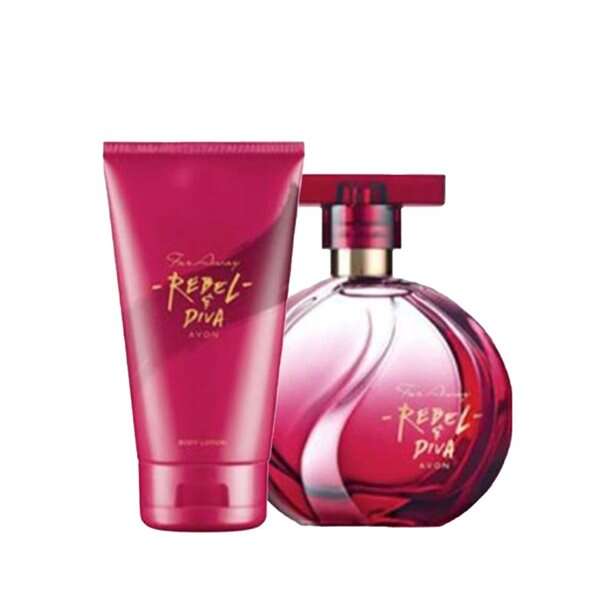 Far Away Rebel and Diva Perfume Gift Set