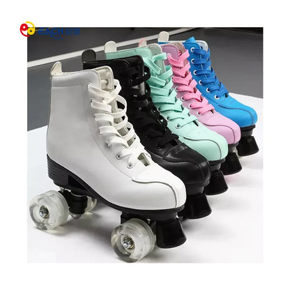 EACH New Arrival Custom Skate Shoes Quad Unisex Rental Roller Skates 4 Wheel Skating Shoes for Men Women Adults