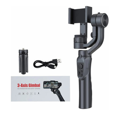 360 Rotation Auto Face Object Tracking Selfie Stick  Phone Holder Handheld 3 Axis Gimbal Stabilizer