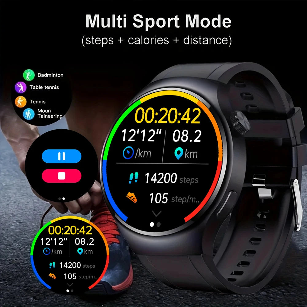 SENBONO V19 Men Smart Watch Blue Tooth Heart Rate Monitor IP68 Waterproof Fitness Tracker Outdoor Men's Smart Sports Watch