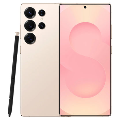 US Warehouse S25 Ultra 5G Smartphone 7.3 Inch 16GB+1TB Memory 4 Cameras Face ID Built-in Stylus LTE Cellular 108MP Unlocked