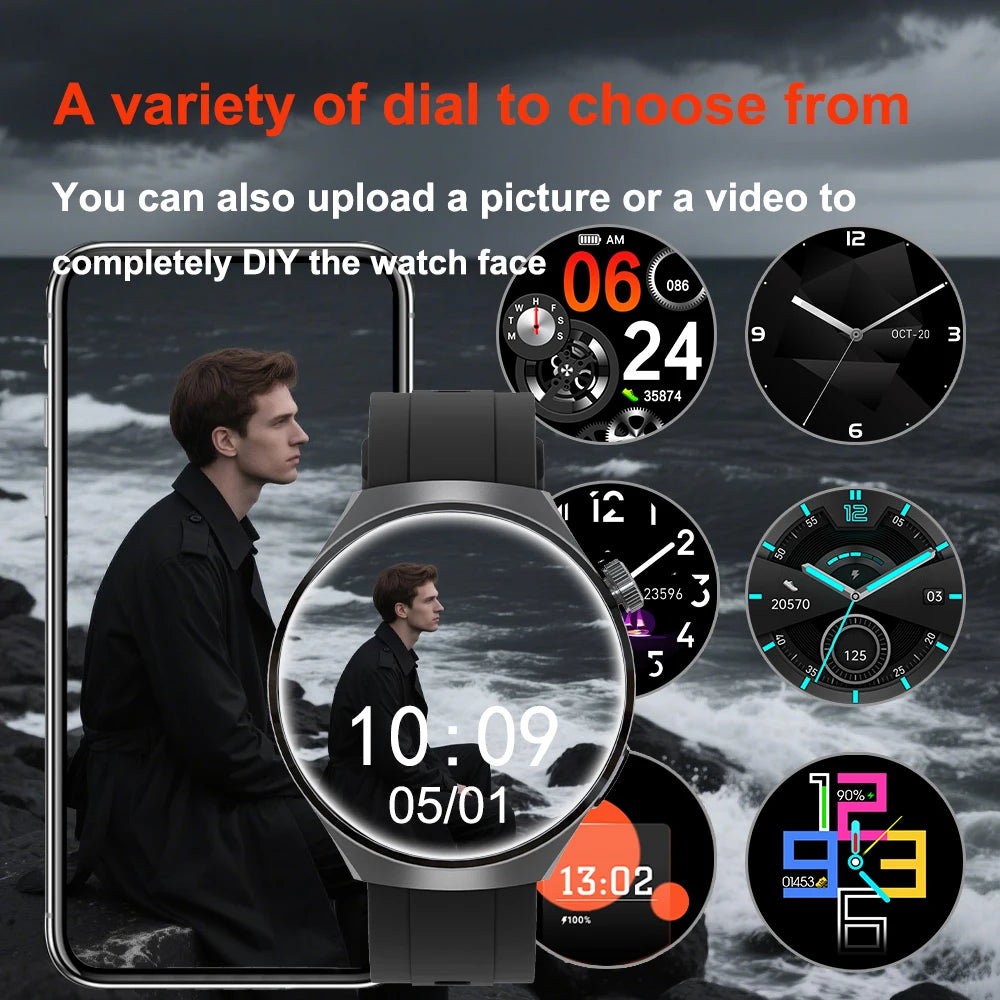 SENBONO V19 Men Smart Watch Blue Tooth Heart Rate Monitor IP68 Waterproof Fitness Tracker Outdoor Men's Smart Sports Watch