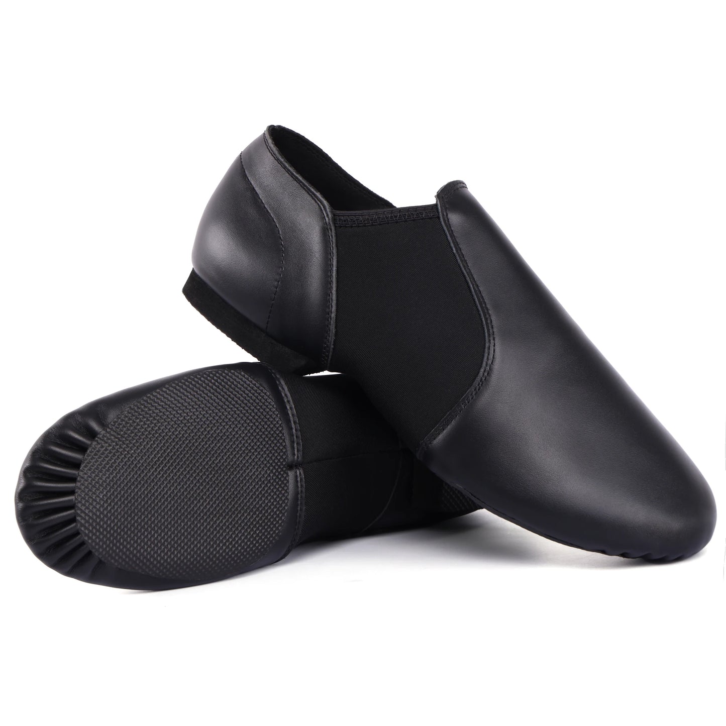 US EU AU in Stock Professional Split Sole Jazz Shoes With Elastic Tan Jazz Shoes Dance for Women and Men