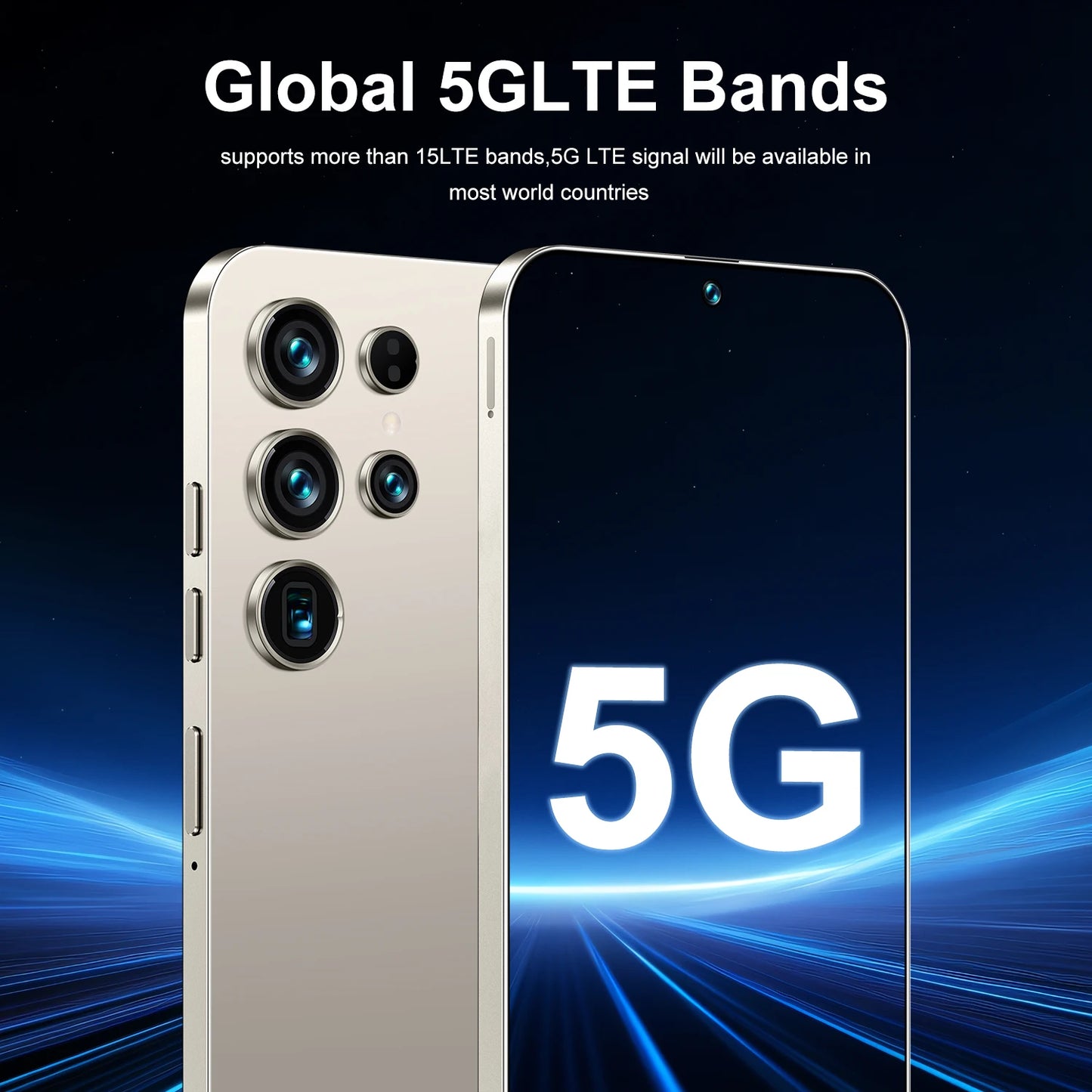 2025 New Original 7.3inch S26 Mobile Phone 16GB 512GB 7800mAh 4G 5g Smart Phone