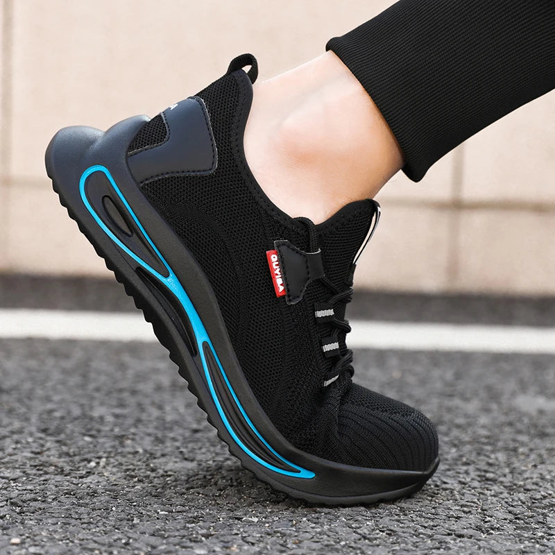 GUYISA Brand 2026 New CE Steel Toe Breathable Safety Shoes Men's Steel Toe Work Shoes for Men