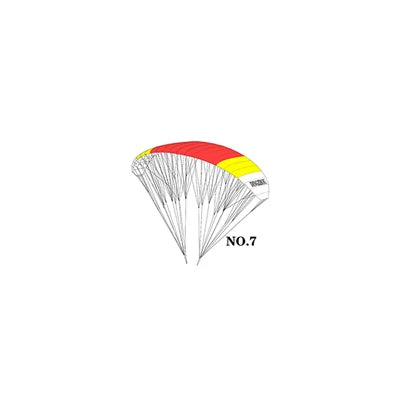 1PCS 2.3meters 2.7meters Wingspan Paraglider Head Aerobatics Paramotor Canopy for Outdoor Remote Control Paragliding Flying