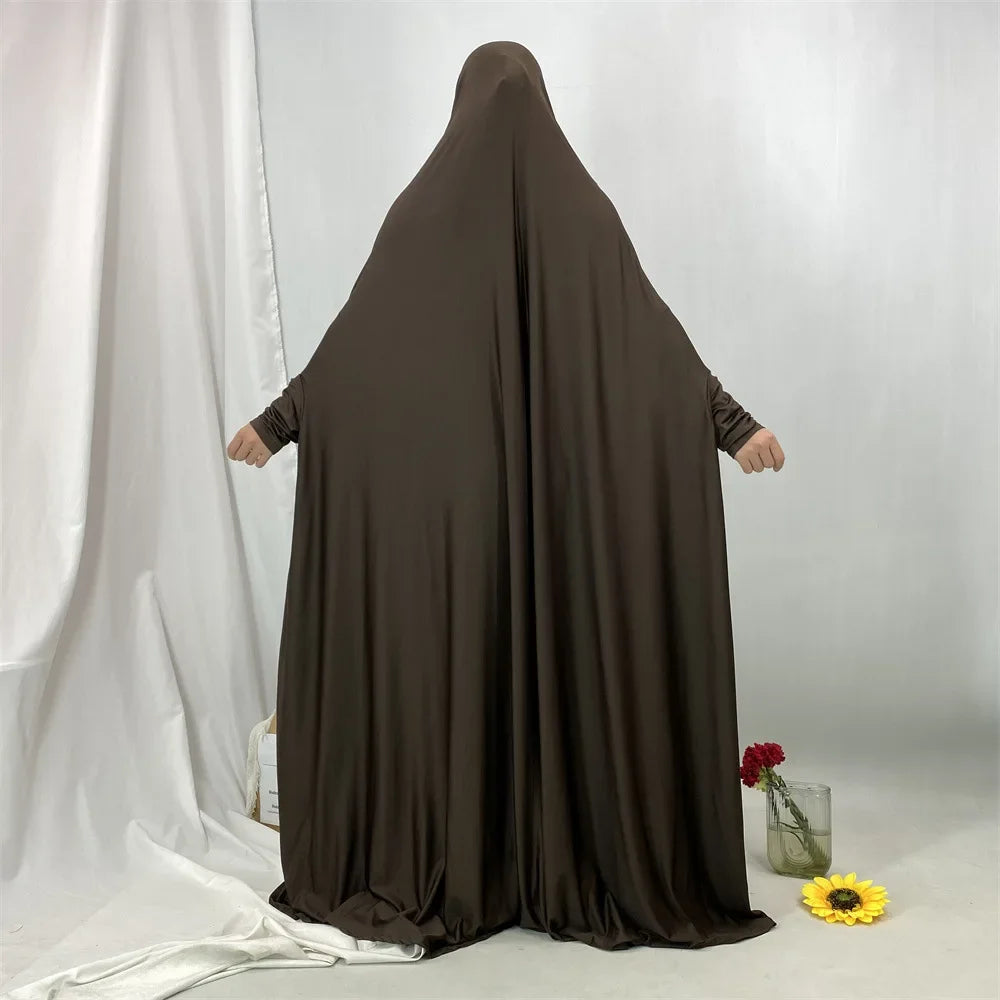Islam Djellaba Women Hooded Dress Eid Ramadan Muslim Prayer Garment Clothes Arabic Robe Abaya Kaftan Burqa Caftan Dubai Abayas