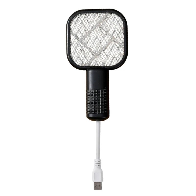 Electric Mosquito Swatter UV Light Bug Zapper Rechargeable Fly Killer Insect Racket Portable Outdoor Pest Control For Camping