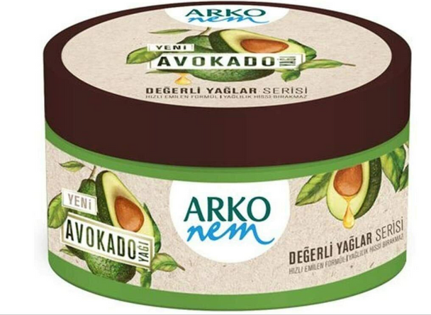 Arko Nem Moisturising Cream(Hand,Face,Body)Daily Care for All Skin Type | 300ml (AVCADO)