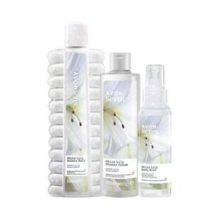 Senses White Lily Bathroom Set