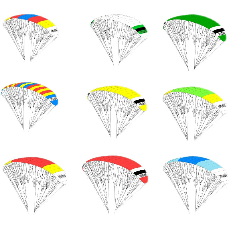 1PCS RC Electric Remote Control Paraglider Head 1.5 meters Wingspan Parachute Cloth for Indoor Outdoor Power Flying Paragliding