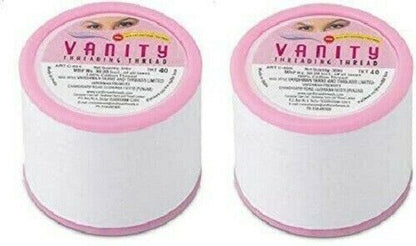 VANITY EYEBROW THREADING THREAD FACIAL HAIR REMOVAL ANTIBACTERIAL COTTON SPOOLS (NMB 963)