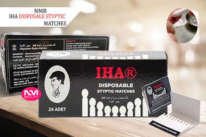 IHA DISPOSABLE STYPTIC MATCHES BOX – 24 PIECE