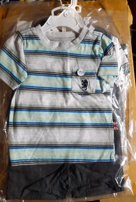 Pack of 6 Boys Toddler 2 piece Short set