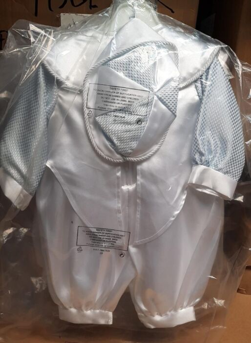 Pack of 5 Baby Boys Christening Gowns