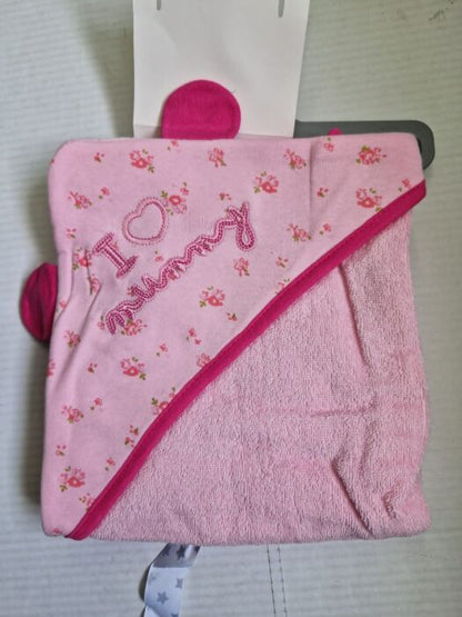 Pack of 30 I Love Mummy Embroidered Towelling Cuddle Robe