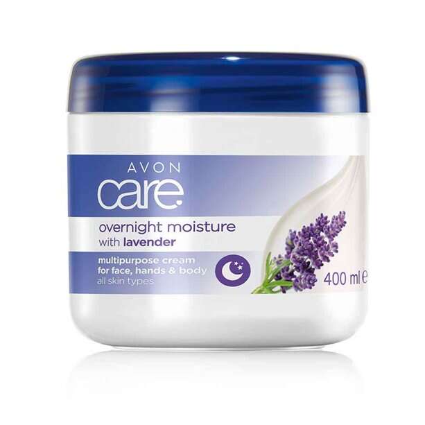 Lavender Overnight Moisture Multipurpose Cream for Face, Hands & Body - 400ml