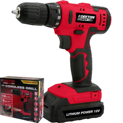 DEKTON 12V 1300MAH CORDLESS DRILL