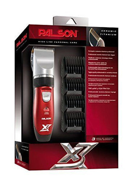 PALSON Hair Beard Clipper Trimmer 100% Ceramic Titanium X3, Grooming Kit Set