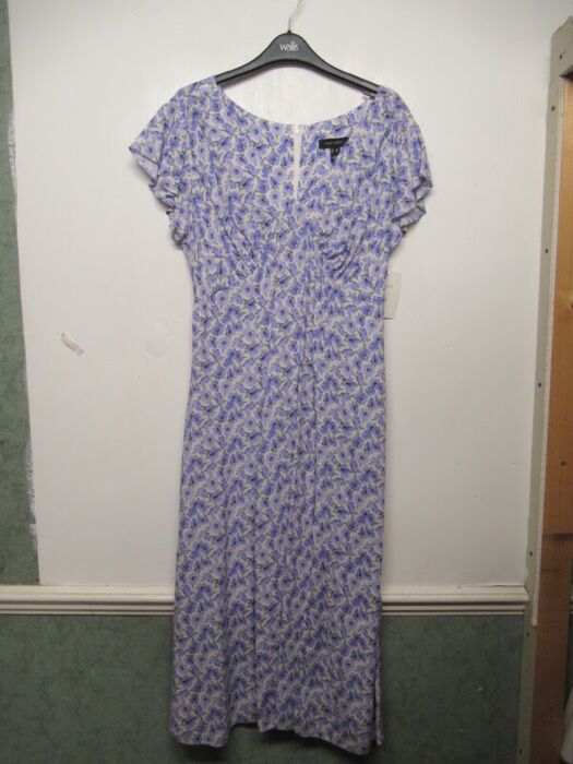 LADIES EX CHAINSTORE LILAC FLORAL DRESS