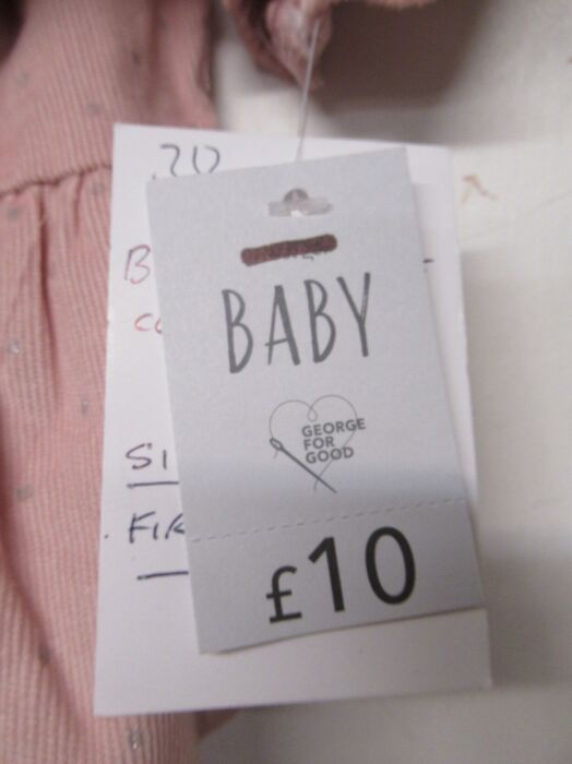 Pack of 30 BABIES EXCHAINSTORE BRANDED CORD DRESS