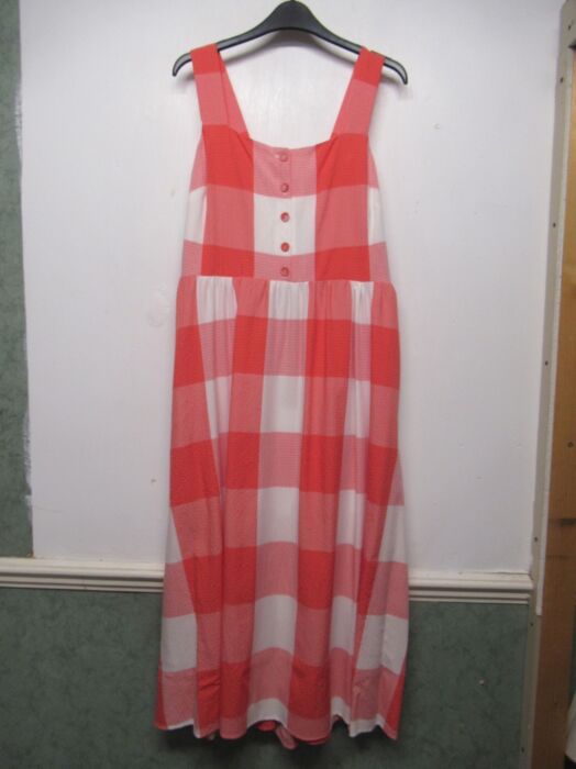 LADIES EXCHAINSTORE BRANDED GINHAM DRESS