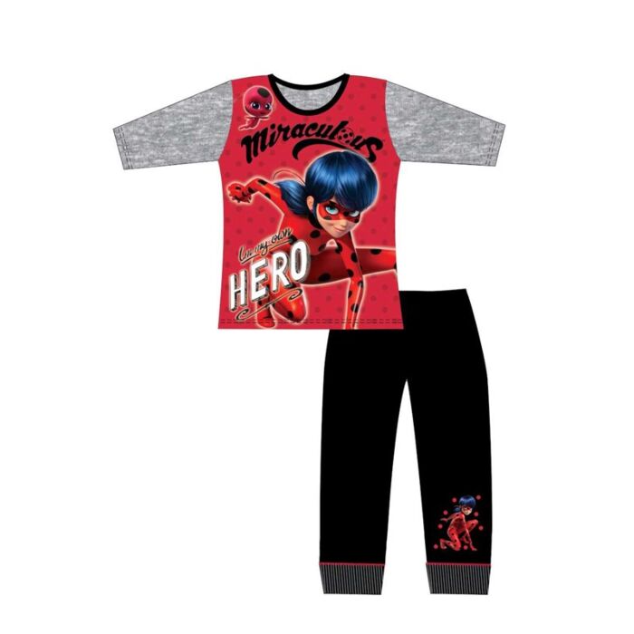 PACK OF 9 PCS Mixed GIRLS MIRACULOUS LADYBUG SUBLIMATION PYJAMAS