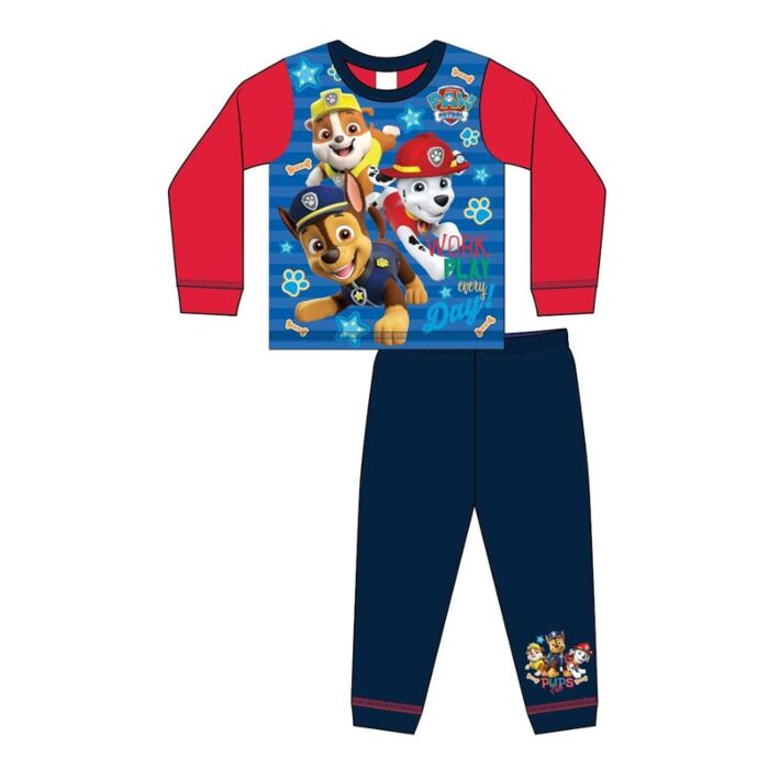 Pack Of 4 pcs Boys Toddler Paw Patrol Sublimation Pyjamas