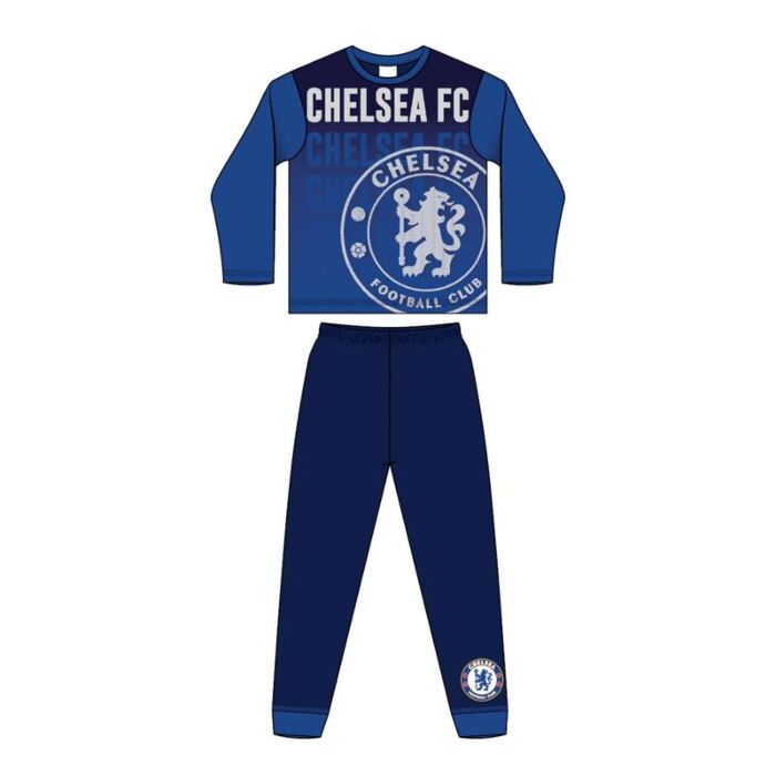 PACK OF 9 BOYS OLDER CHELSEA FC SUBLIMATION PYJAMAS