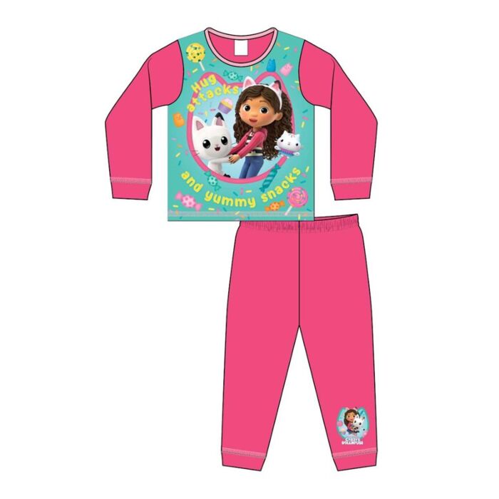 Pack of 18 GIRLS TODDLER GABBYS DOLLHOUSE SUBLIMATION Pyjamas